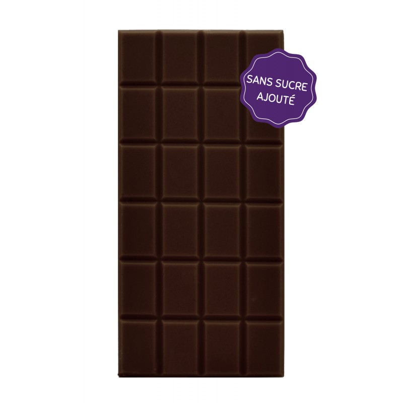 Tablette chocolat noir sans sucre Maison Gaucher