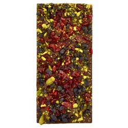 Tablette de chocolat crousty fruits - Maison Gaucher