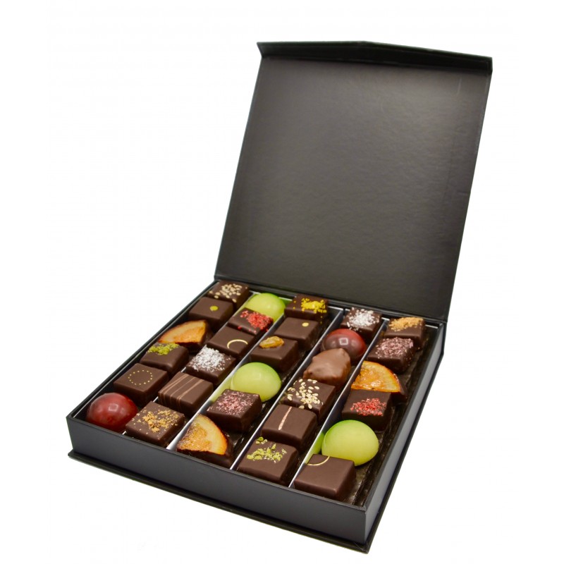 Boîte prestige remplis de bonbons chocolats - 260g - Maison Gaucher