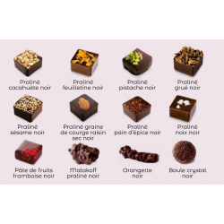 Description des bonbons chocolats de la Maison Gaucher