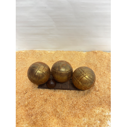 Moulage boules de pétanque...