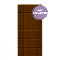 Tablette de chocolat lait 33,9 % avec édulcorant – Maison Gaucher