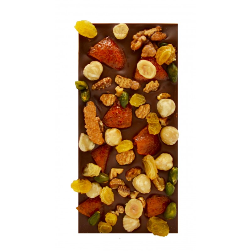 Tablette mendiants lait maison Gaucher Tablette mendiants lait maison Gaucher