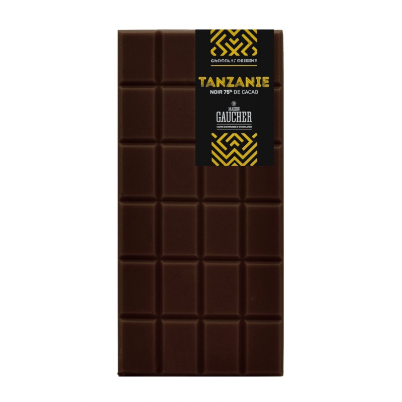 Tablette de chocolat origine Tanzanie 75%