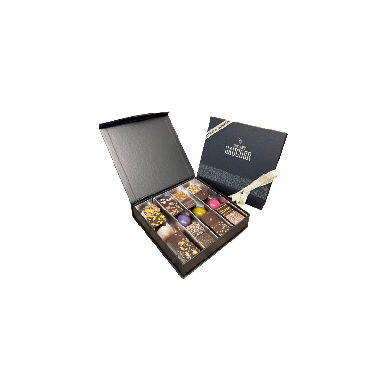 Boîte prestige remplis de bonbons chocolats - 170g - Maison Gaucher