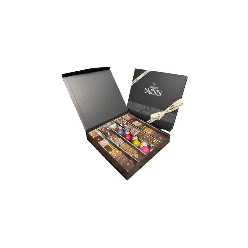 Boîte prestige remplis de bonbons chocolats - 300g - Maison Gaucher
