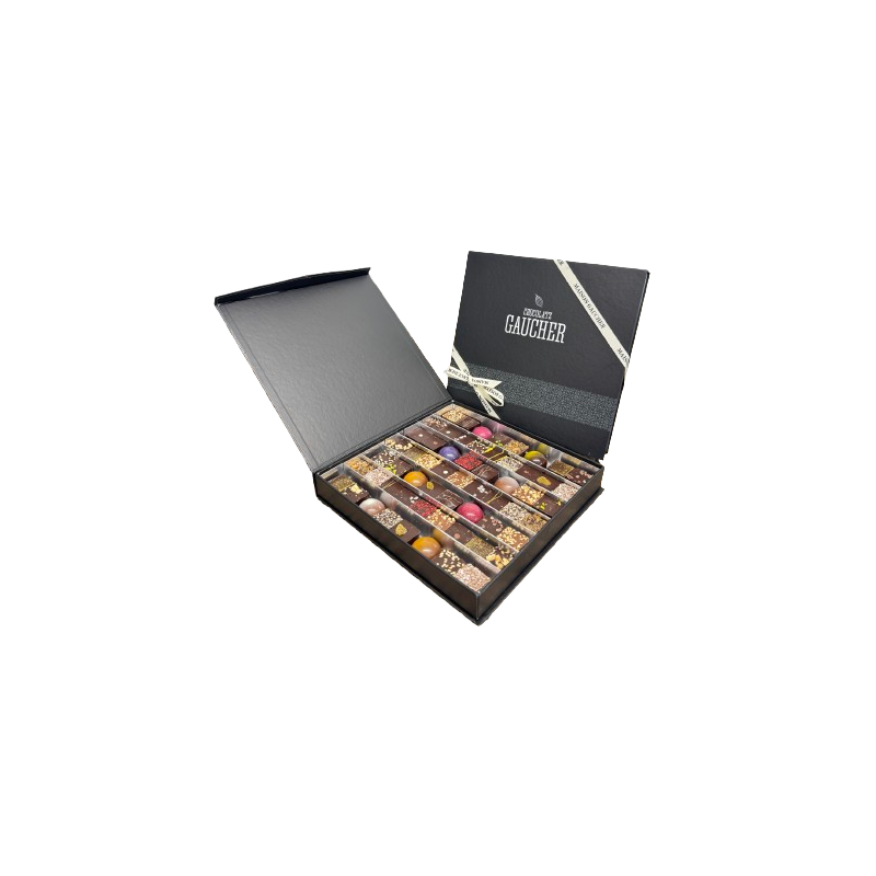 Boîte prestige remplis de bonbons chocolats - 520g - Maison Gaucher